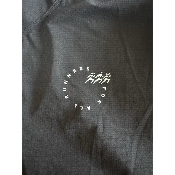 New Lululemon Run Crew Graphic Cinch-Hem Jacket Sz XL Black Limited Edition Rain - Picture 5 of 13